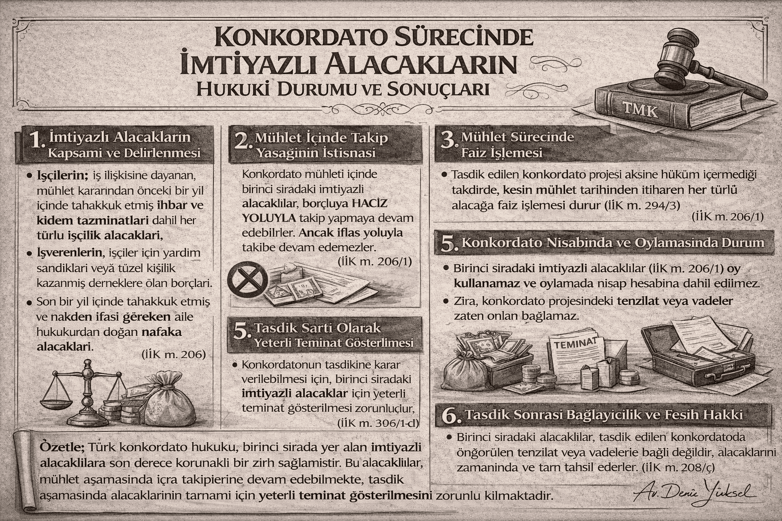 KONKORDARO SÜRECİNDE İMTİYAZLI ALACAKLAR